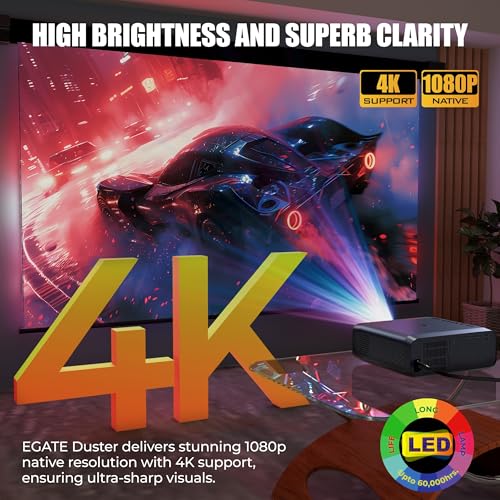 E Gate S9 Pro Home Theatre Combo | Automatic Android Projector + 210W Soundbar with ARC |100% Dust Proof, 15500L, 1080 Native, 4k Support, 2-32GB,... - Image 3