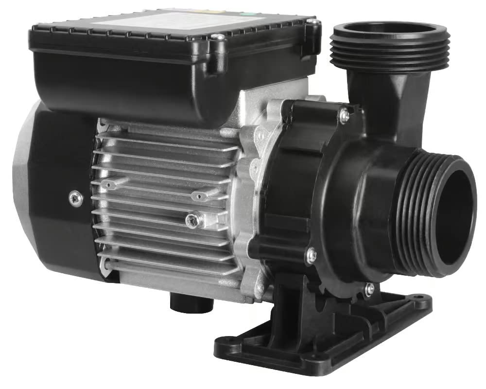 E-14 - Motore di ricambio per pompa di circolazione per vasca idromassaggio per sistemi spa, telaio 48Y, LX WE14, 1/4HP, 240V, 1-Speed, 1.6A, 1-1/2" in/out - 10-WE14-240, motore spa