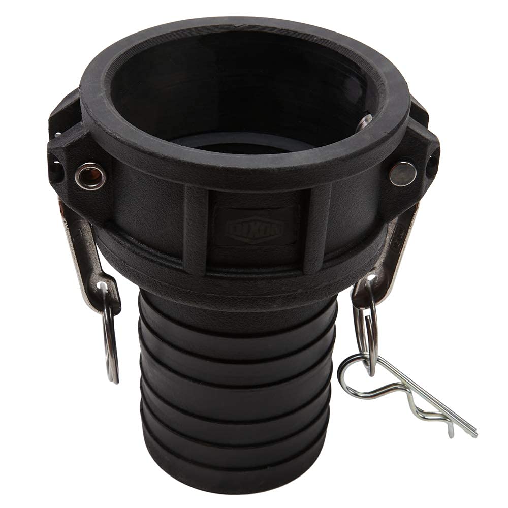 7.6 cm PVC Camlock Złączka do węża - Plastikowy łącznik do węża - Poly Typ C żeński adapter do węża krzywkowego - Kolczasty łącznik krzywkowy i łącznik rowkowy