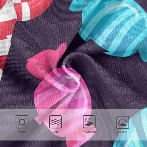 Toddler Underwear Floral 2t Cotton Cute Panties Girl Flower Briefs Kids Undies Colorful Candies Black3