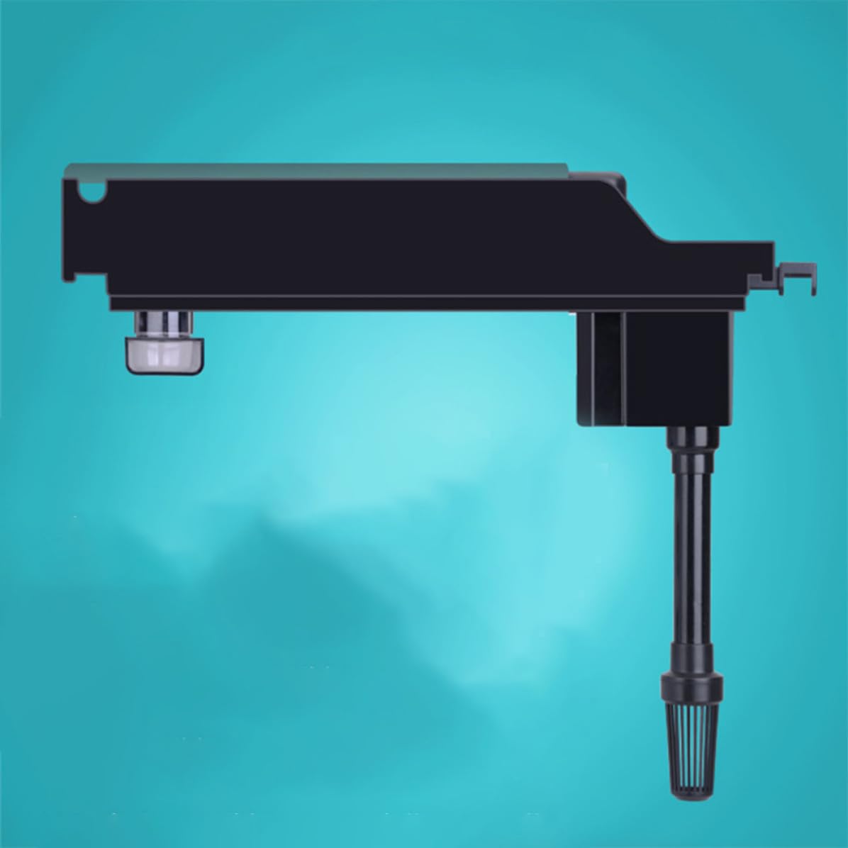 Zerodeko Pompe à Eau Submersible pour Aquarium Filtre Grosse Capacité 500l/h, Conception Réglable en Abs Noir pour Aquarium Ouvert de 43,5-52cm Couleur Aléatoire