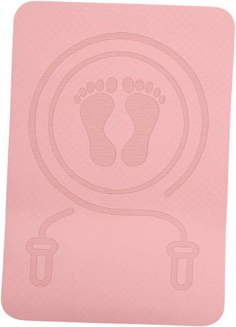 Portable Soundproof Fitness Jumping Mat Non Slip Tpe Sports Pad for Home Gym Thickened Design Jump Rope Cushioning for Quiet Workouts