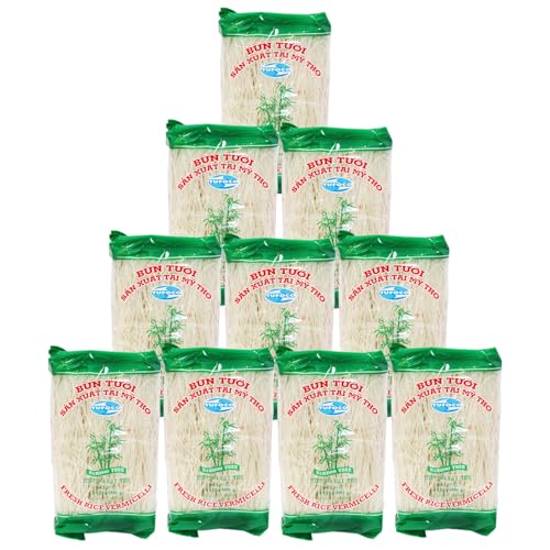 10x400g Tufoco Bamboo Tree Reisnudeln Bun Tuoi Vietnam (grün)