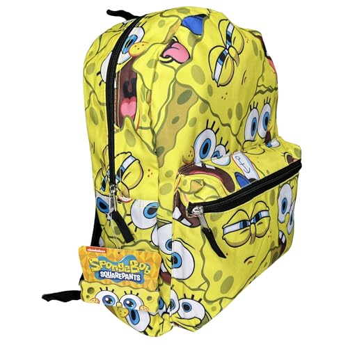 Fast Forward SpongeBob Square Pants All Over Print 16" Backpack2