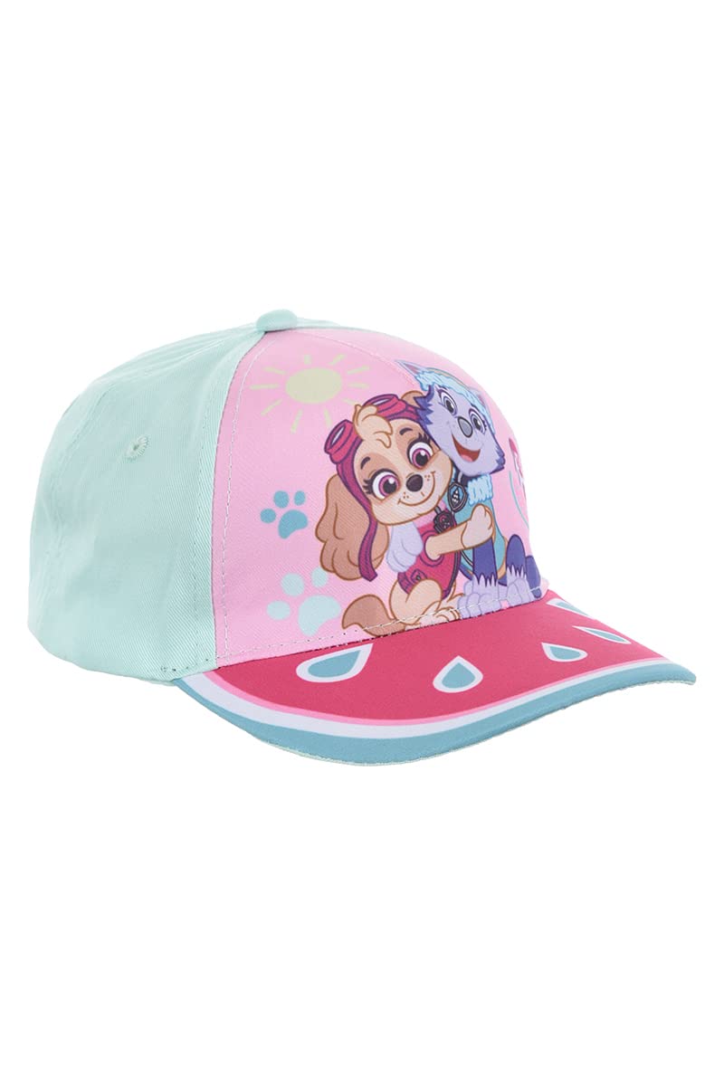 Paw Patrol Gorra de béisbol, gorra con visera para niños y niñas, con cierre de velcro ajustable