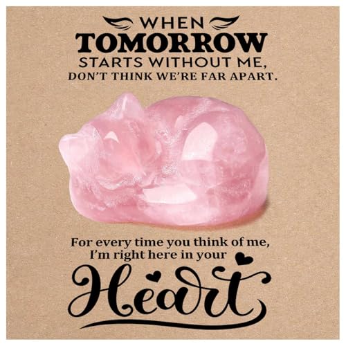 Taxhtext Rose Quartz Crystal Cat...