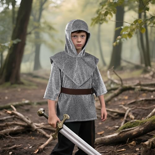 Disfraz Completo Medieval de Caballero para Niños miniatura 2