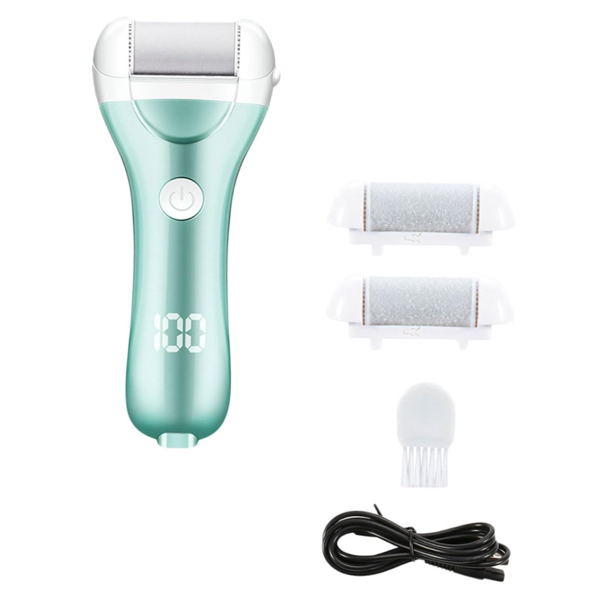 Happyyami Elektrischer Hornhautentferner und Abs Material mit USB Ladung Entfernt Sanft Abgestorbene Haut und Hornhaut für Effektive Fußpflege zu Hause