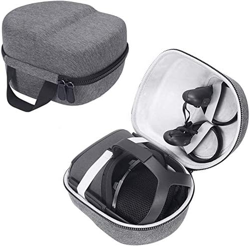 Hard EVA Case for Oculus Quest All-in-one VR Gaming Headset, Oculus Quest Travel Carrying Case Gray