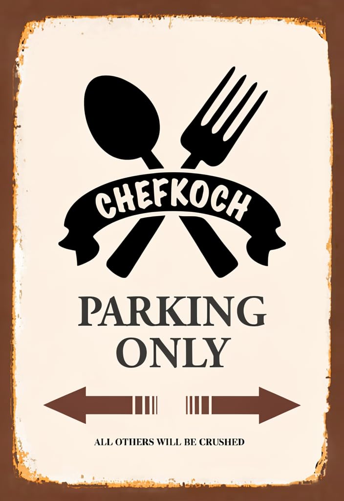 peiyeety Active Driveway DoPark Here Tin Sign 12x8 Inch, Red and White Metal Warning Parking Notice, Durable Wall Door Fence Sign for Home Driveway Garage Outdoor Decor Gift