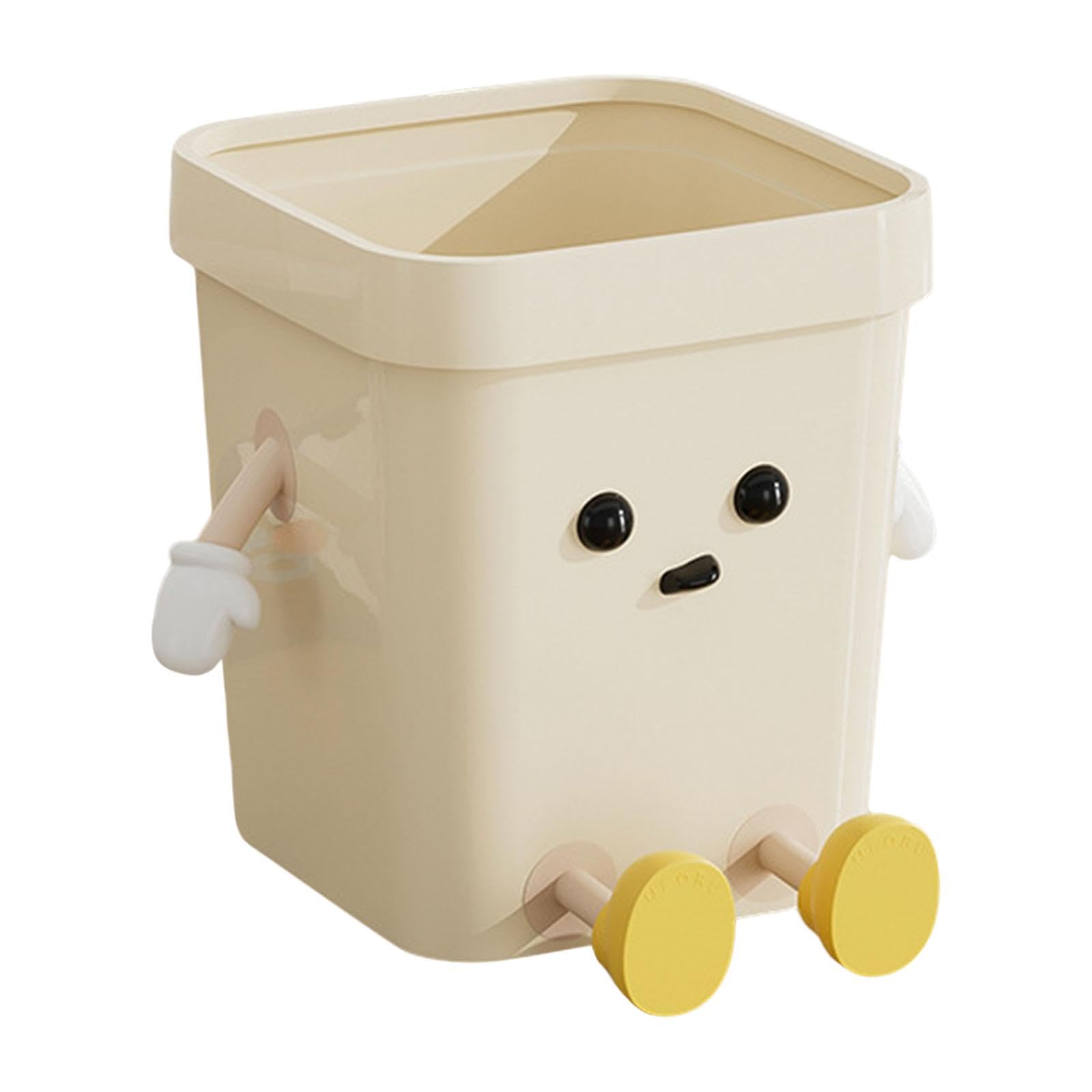 CALANDIS® Creative Trash Can Cartoon Rubbish Container for Living Room Bathroom Office Medium Sitting | Trash Cans & Wastebaskets | Household Supplies & Cleaning 2