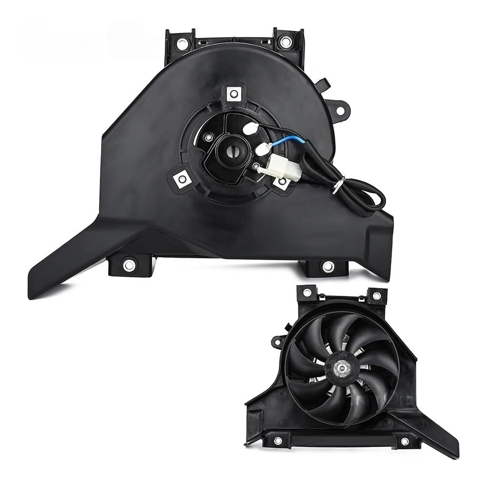 Wentylator chłodnicy Wentylator chłodnicy 12 V pasujący do Kawasaki Z400, pasuje do Ninja 400 2018-2023, akcesoria motocyklowe, chłodzenie silnika(1 Set)