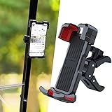 DoohowCase Golf Cart Phone Mount Holder for iPhone/Galaxy/Google Pixel, Universal Phone Holder for Most Brand EZGO, Club Car, Yamaha Golf Carts Phone Caddy