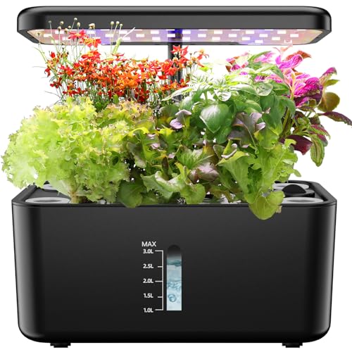 Ahopegarden Hydroponics Growing System Kit: 8 Pods...