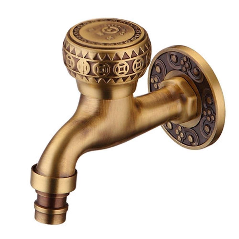 Mélangeur de lavabo en laiton chromé RWRAPS au design rétro élégant