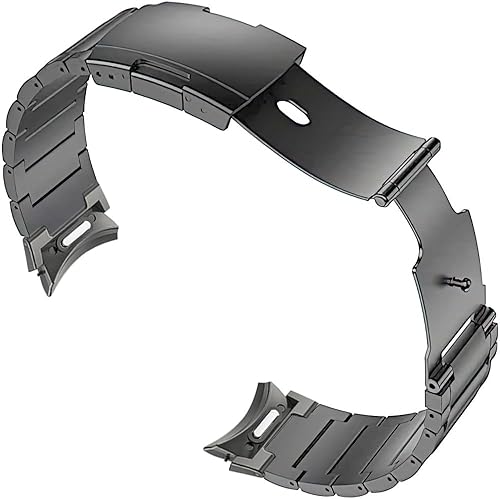 Miniatura 9 de MaKTech Titanium Band for Samsung Galaxy Watch 654,No Gap Metal Bracelet Strap with Tortoise Buckle,for Galaxy Watch 6-43474044mm,Galaxy Watch