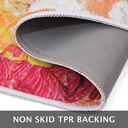 Lutoris 2 Pcs Kitchen Rugs And Mats Non-Slip Washable, Anti-Fatigue Ergonomic Kitchen Rugs For Floor, Soft Kitchen Mats Set Of 2 For Kitchen, Sink, Office, Laundry Room, 20"X32"+20"X63", Black #TOP3