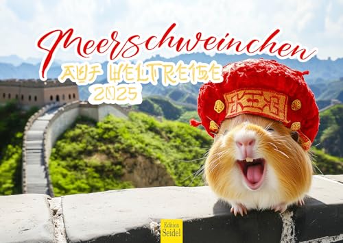 Edition Seidel Premium Kalender Meerschweinchen Auf Weltreise 2025 Format DIN A3 Wandkalender Tierkalender Tiere mit lustigen Sprüchen Humor Edition Seidel Premium Kalender Meerschweinchen Auf Weltreise 2025 Format DIN A3 Wandkalender Tierkalender Tiere mit lustigen Sprüchen Humor