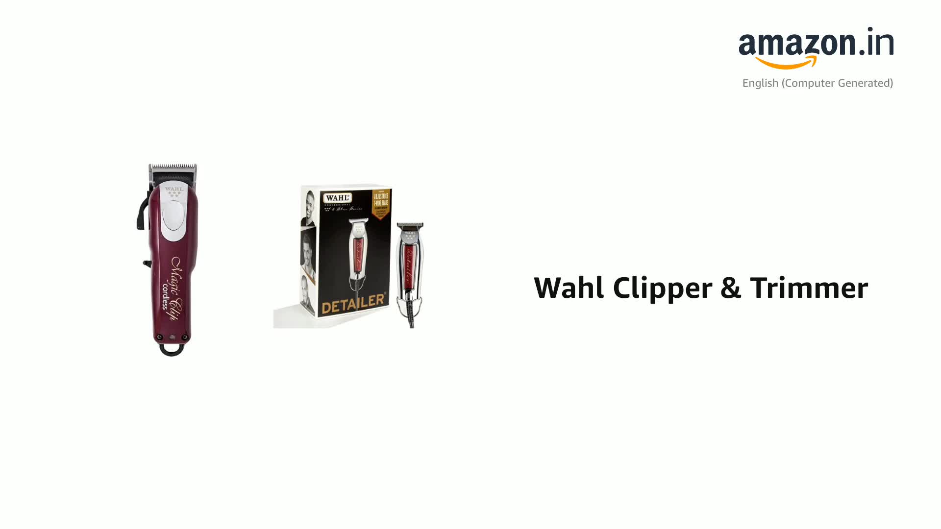Wahl India 08148-324 Cord/Cordless India Professional Magic