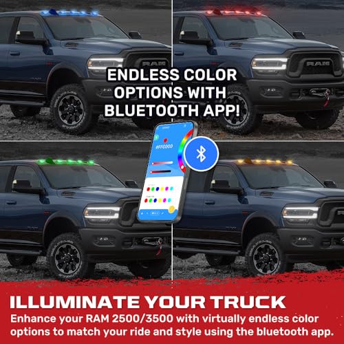 Kit de luces LED RGB para techo de RAM 2500/3500 2003-2018 miniatura 6