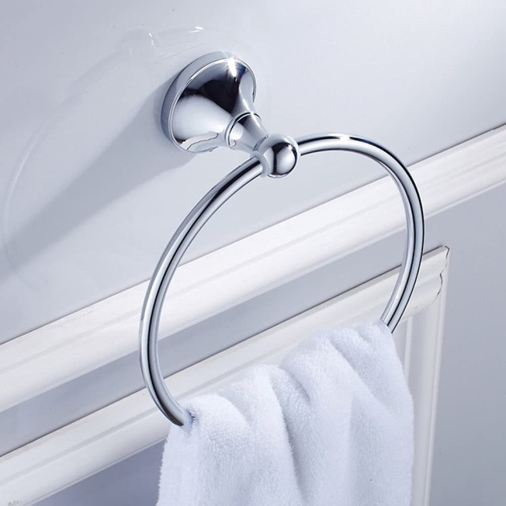 Soportes para secador de pelo y jabonera cromada que solucionan el desorden