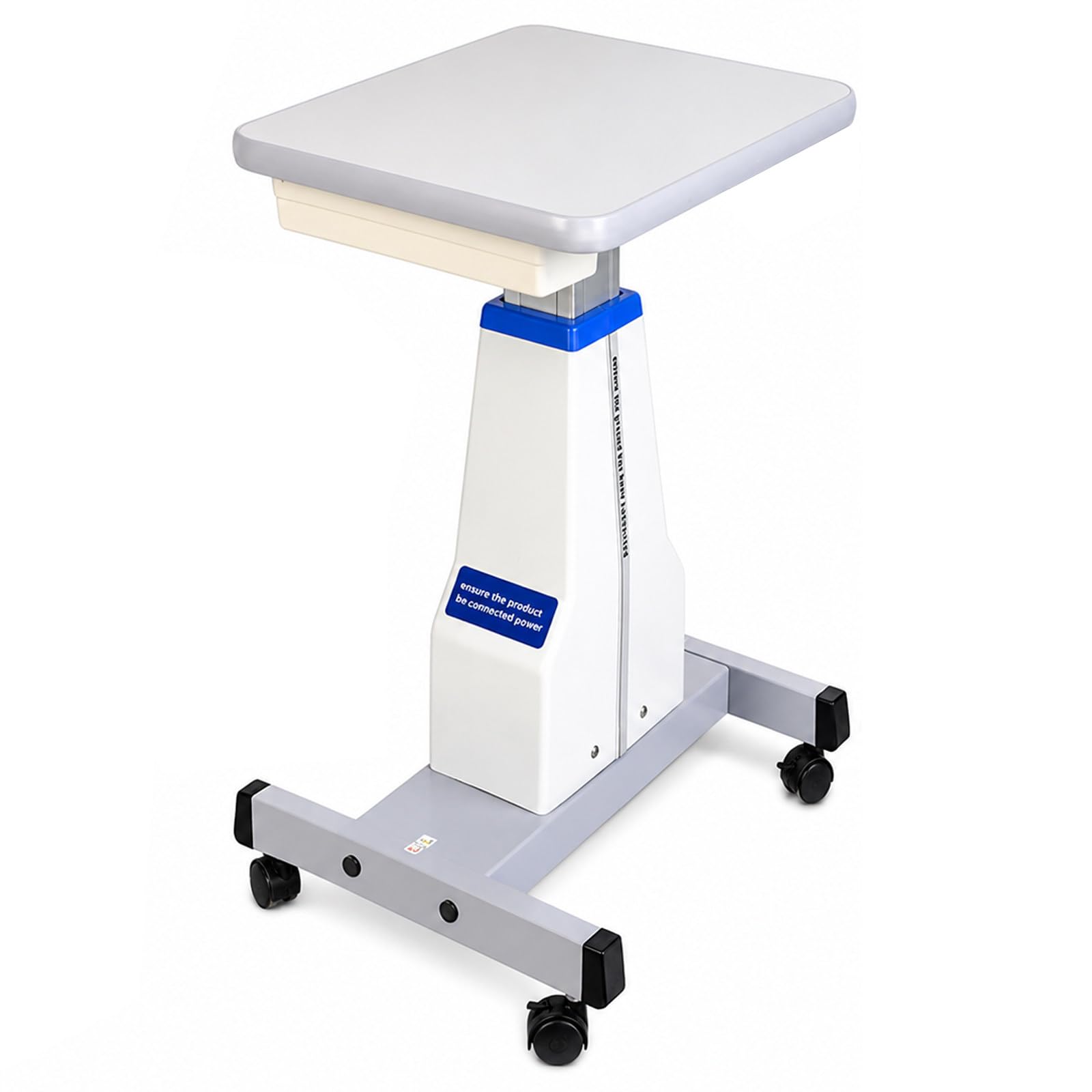 Optometrist Motorized Electric Table,65-82cm Height Adjustment White