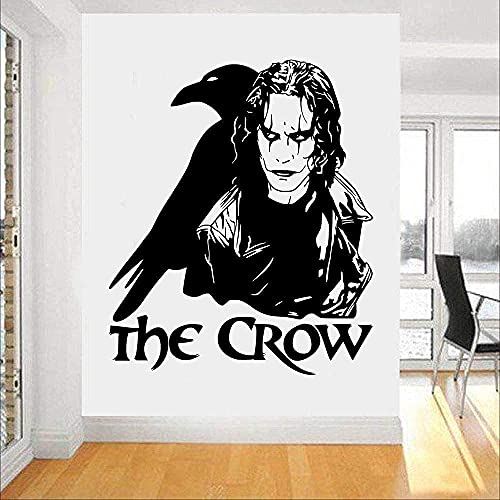 WYFCL Pegatina De Pared De PVC Extraíble Calcomanía De Pared Cuervo Flor Familia Niño Habitación Decoración Diseño Cartel Pájaro 68X57Cm