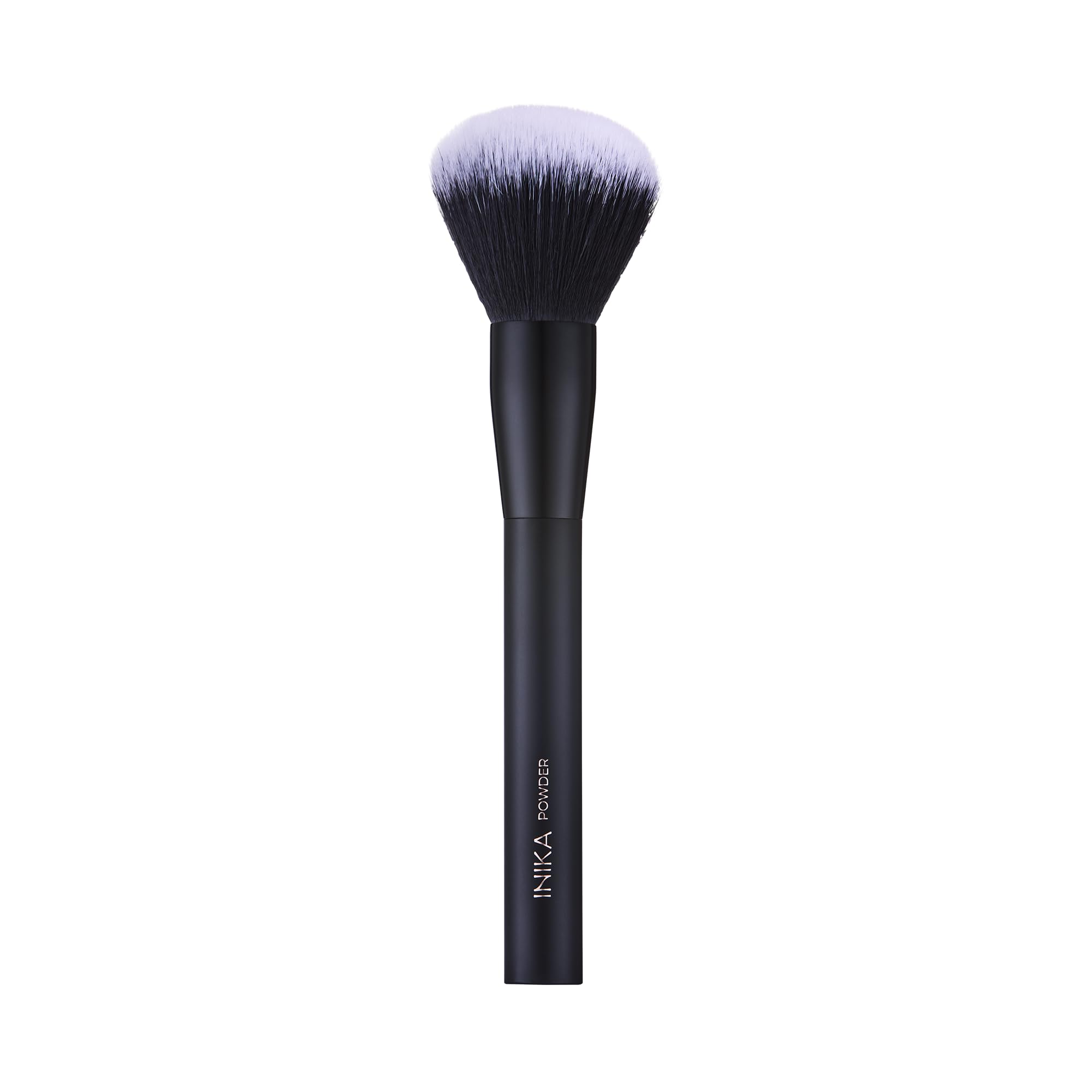 INIKA Powder Brush | Professional Grade Fluffy Loose or Pressed, Compact Powder Makeup Applicator. Vegan Bristles, Sustainable Handle.