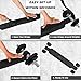 Zokani Fitness Hip Thrust Belt - Heavy duty, Comfortable, Adjustable Glute Trainer with Anti-Slip Pads. Ideal for Home Workouts with Dumbbells, Kettlebells, Plates. Extra Padding for Gym and Home Fitness hold up to 600 lbs - Black