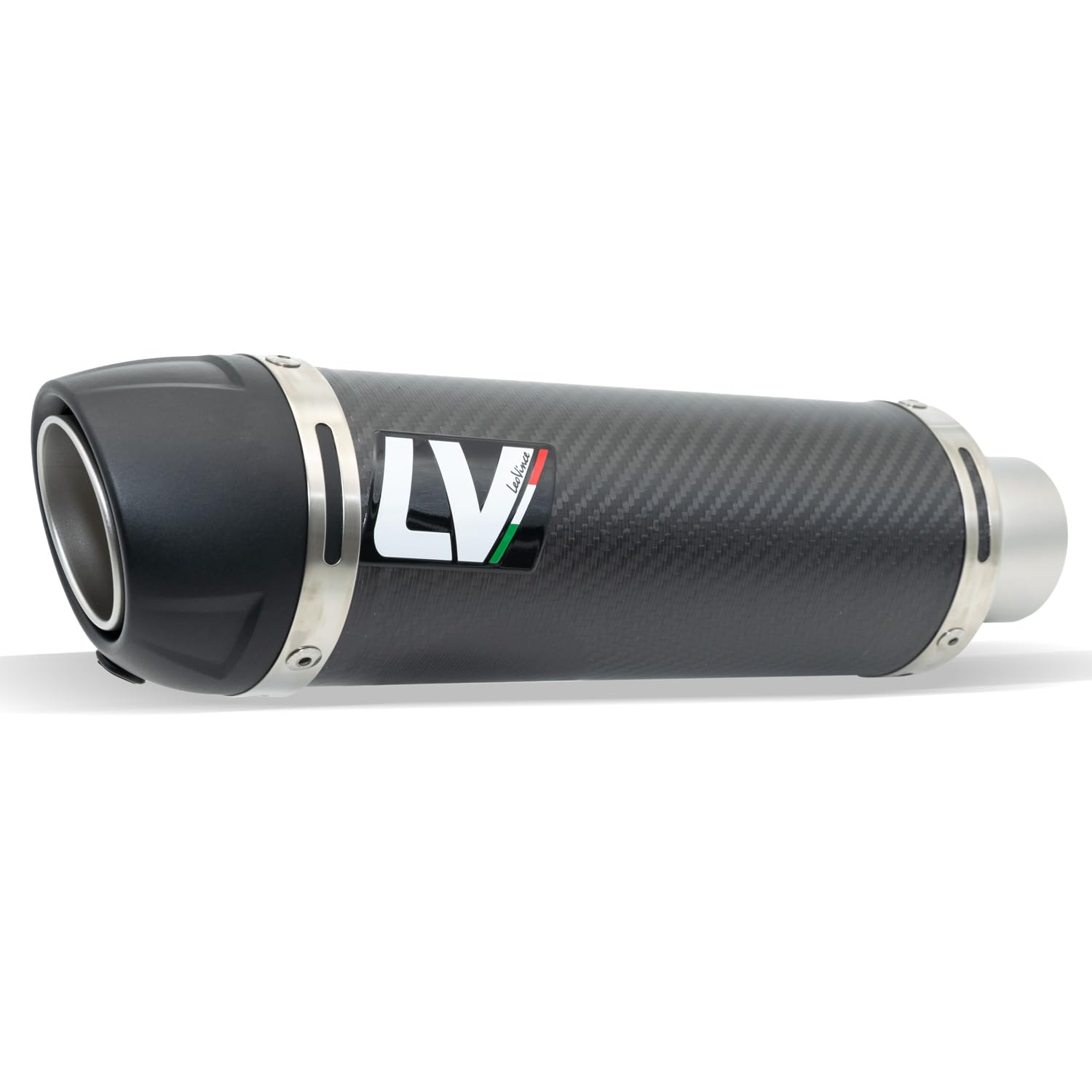 LeoVince silenziatore finale GP CORSA EVO RACING Carbon, tappo in tecnopolimero & DB-Killer compatibile con Kawasaki Ninja 400 2018-2023 / Ninja 500 / SE 2024-2026 / Z 400 2019-2023