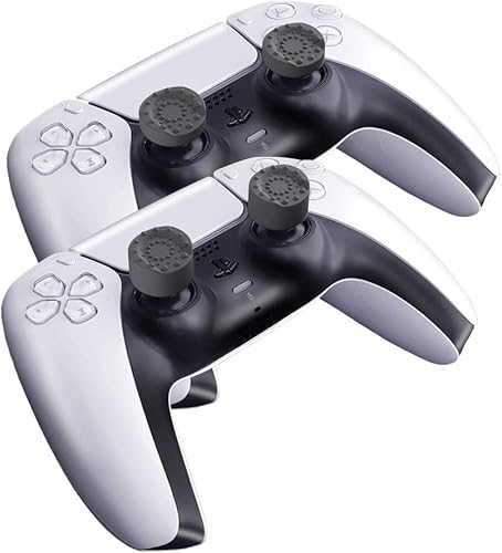 Vista 7 de GameSir 4 pares de 8 piezas de silicona analógica tapa Joystick pulgar Grip Protect Stick Cover para PS5 Playstation 5 controladores