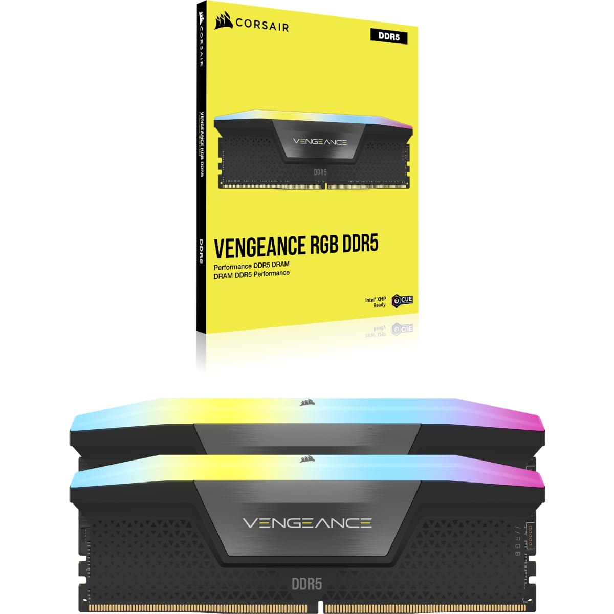 CORSAIR VENGEANCE RGB DDR5 48GB (2 x 24GB) Fino a 7000MHz INTEL RAM