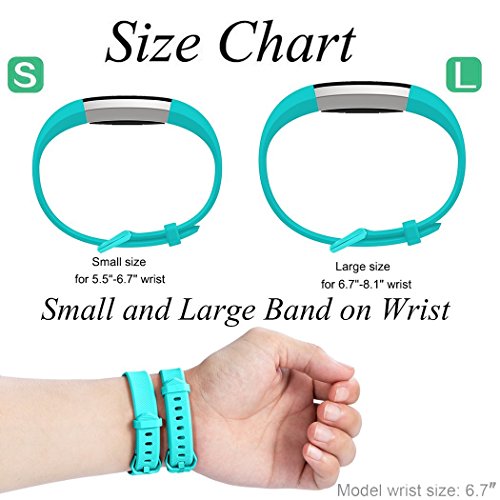 BarRan Fitbit Alta en Alta HR Fitness Band, Zachte Siliconen Verstelbare Accessoire Vervangende Armband Bandjes Voor… - Image 8