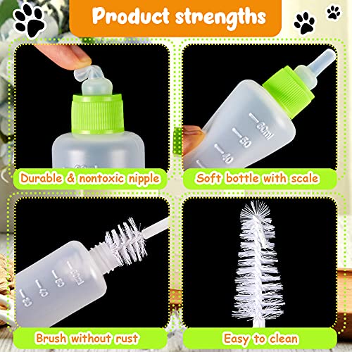 image for Tondiamo 16 Pieces Pet Feeding Bottle Kit Kitten Bottles Kitten Milk R