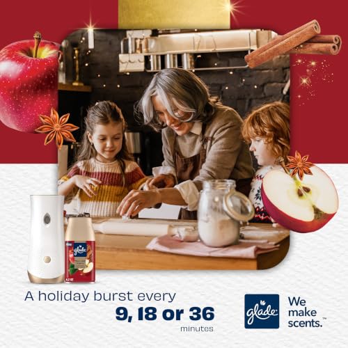 Glade Automatic Spray Air Freshener Refill, Warm Apple & Spice, 3 Count - image 2