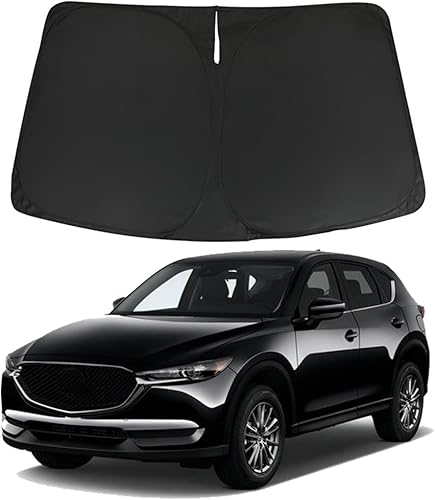 Miniatura 1 de D-Lumina CX5 - Parasol para parabrisas compatible con Mazda CX-5 2017-2023 (deporte, touring, Grand Touring, cruce de 4 puertas)  Material mejorado