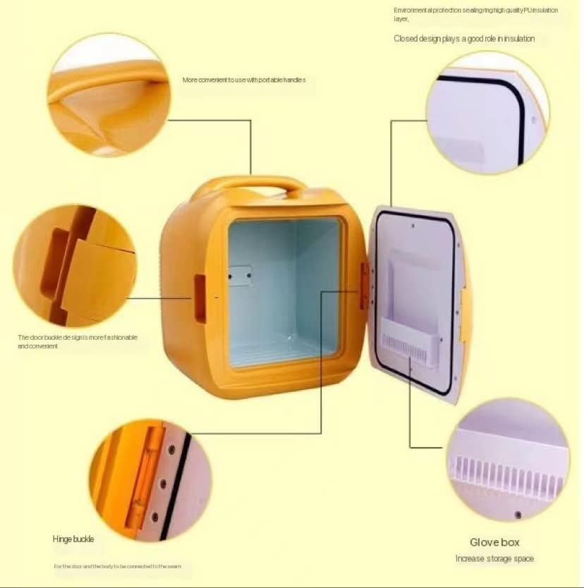8L Thermoelectric Mini Fridge Cooler and Warmer for Home,Office, Car, Dorm or Boat Compact & Portable