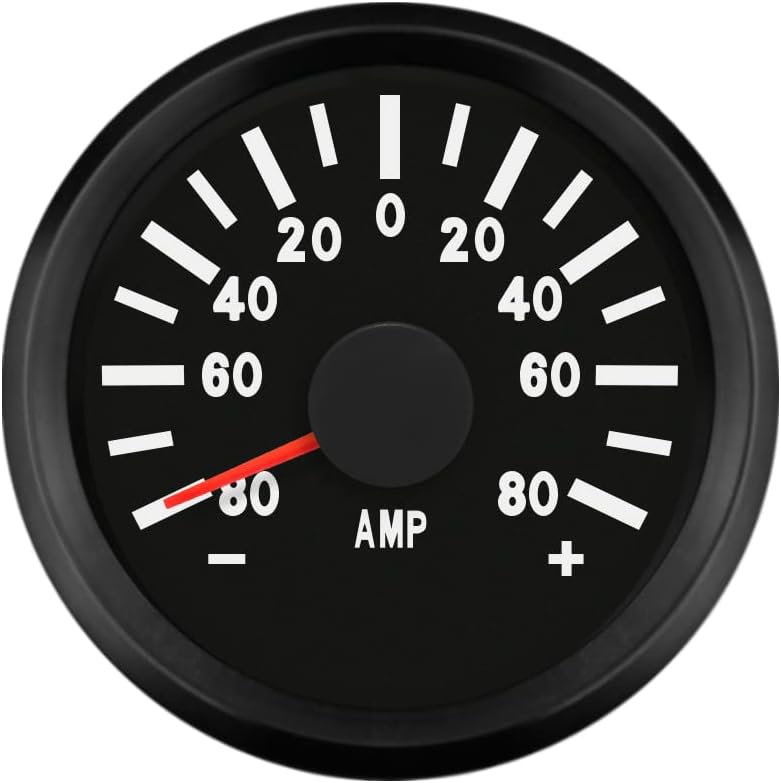 ELING Ammeter AMP Gauge 80A with Current Sensor 932V 2