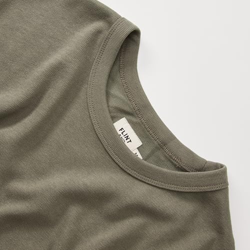 Huckberry Flint and Tinder- The Surplus Shirt, Heavyweight Mens Cotton T-Shirt, Slightly Cropped, Boxy Fit Shirts for Men2