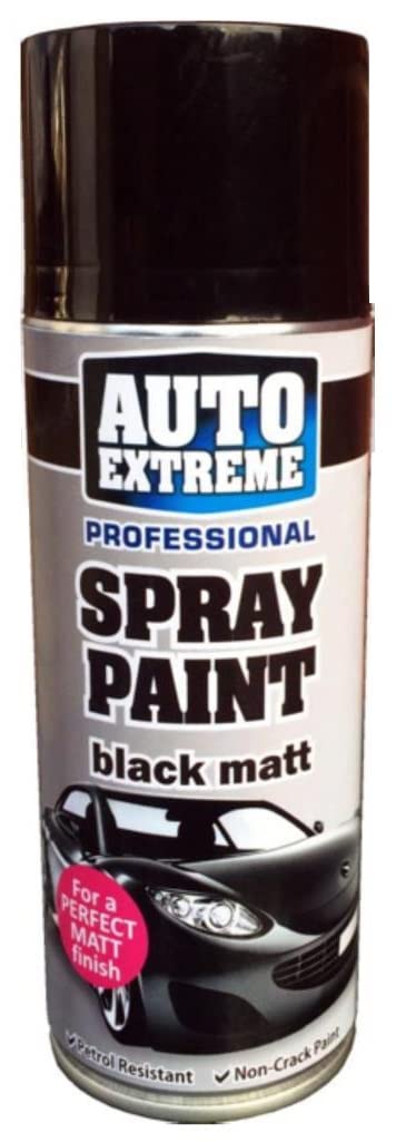 True Gifts 400Ml Matt Black Automotive Paint SprayerMultipurpose Exterior Black MattInterior Metal For CarsBikes,vansMetalWood from B&Q