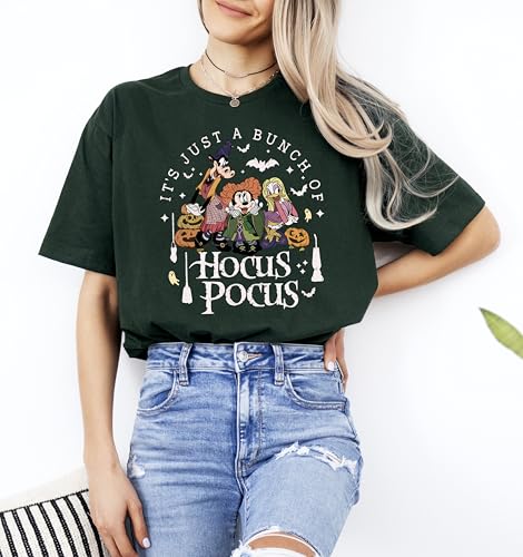 Mickey and Minnie Halloween shirt and sweatshirt, Hocus Pocus shirt, Halloween Shirt, Funny Sanderson Sisters Shirt, Spooky Season Shirt4