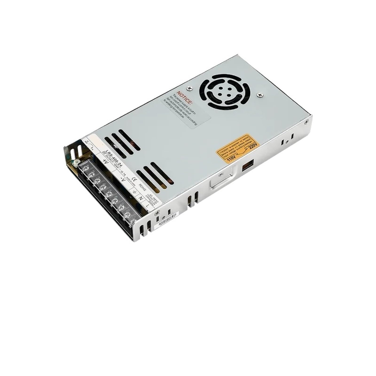 MGIMGFKZD 350W 400W Switching Power Supply 110V/220V AC to DC 5V 12V 15V 18V 24V 36V 48V Single Output SMPS LRS-400-24 LED Driver(24v-400w)