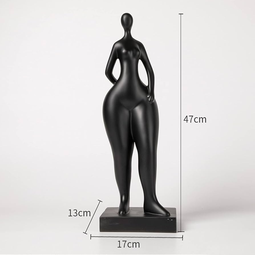 Amazon.co.jp: オフィスの家の装飾の彫刻、裸の女性の像、家の