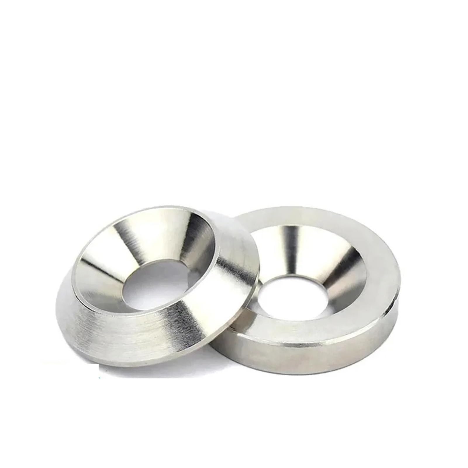 Guarnizione concava convessa in acciaio inossidabi Guarnizione piana concava e convessa conica conica in acciaio inossidabile(10pcs,FLAT M6x20x4)