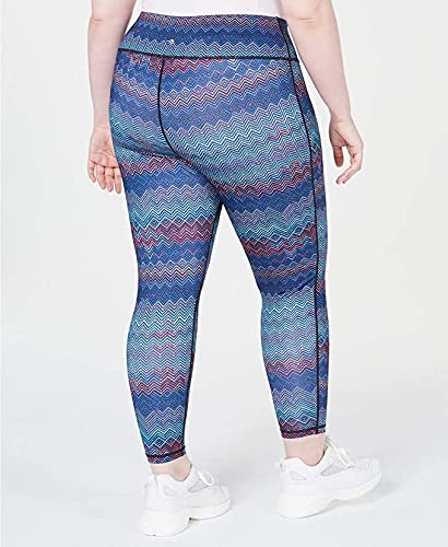 Ideology Women's Plus Size Chevron-Print Leggings, Multicolored, 3X