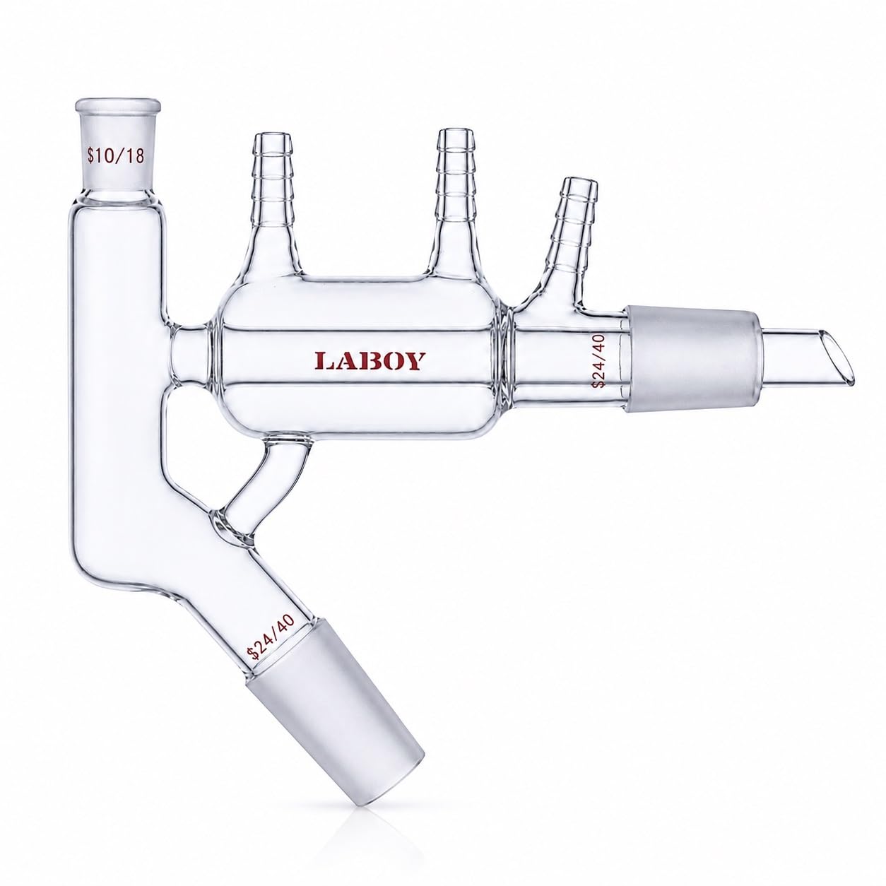 Laboy cristal cristalería de laboratorio de química destilación Kit 24/40 destila appratus