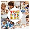 Rompecabezas De Colores Para La Primera Infancia,Puzzle Clasificación Formas De Madera | Juegos Geométricos para Aprendizaje y Desarrollo | Niños #3