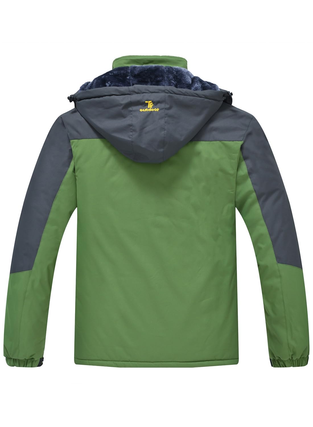 YSENTO Herren Skijacke Winterjacke Softshelljacke Wasserdicht Warm Gefüttert mit Abnehmbarer Kapuze