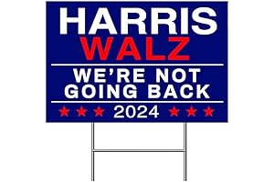 Harris Walz 2024 Yard Sign: Bold Statement, Durable Construction