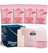 Lifestance Kit d'épilation professionnel pour femme avec chauffe-cire 400 g